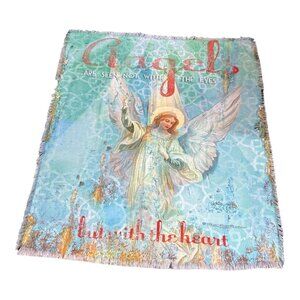 Throw Blanket Angels Are Not Seen With Our Eyes But.. Patrick Reid OBrien Grief